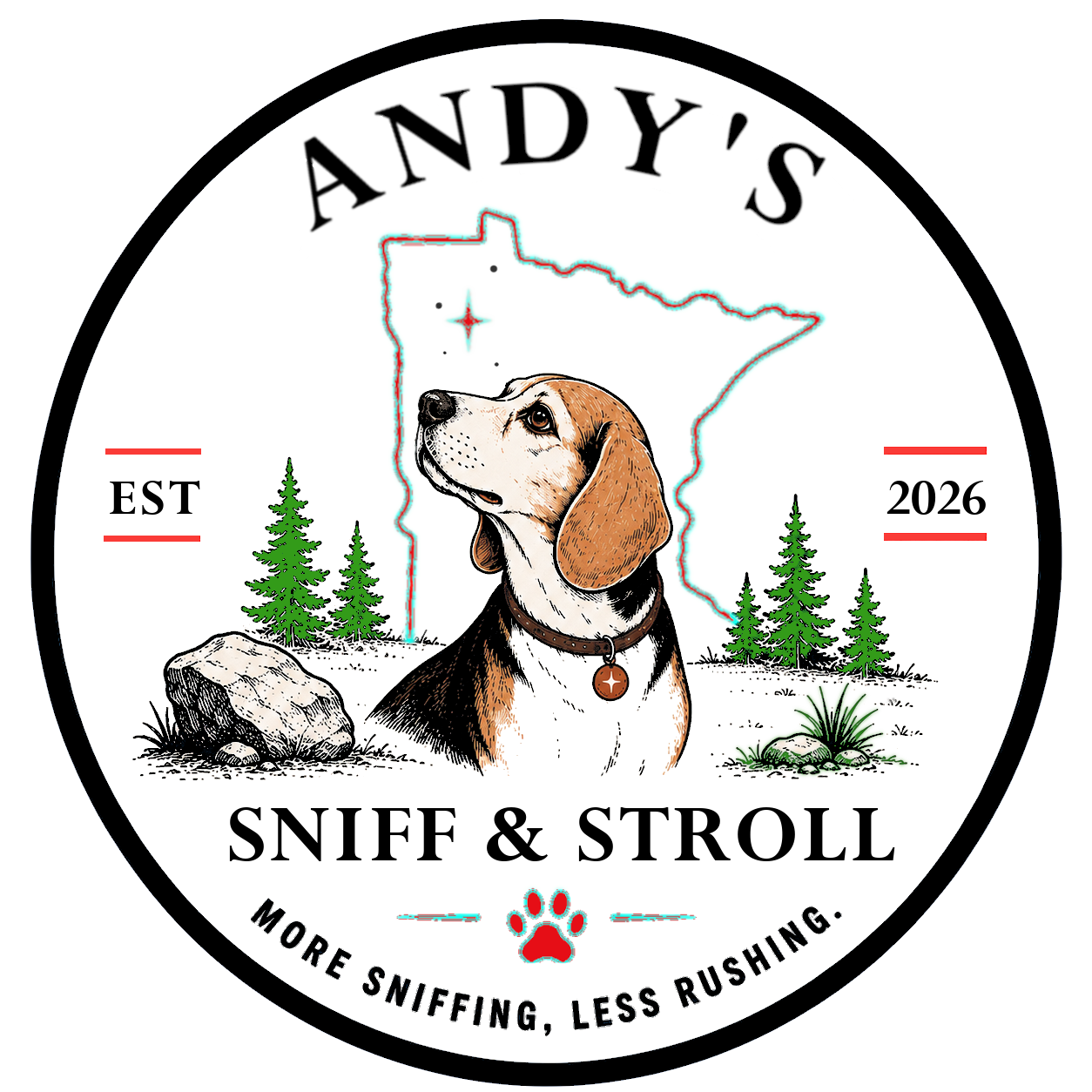 Andy’s Sniff & Stroll logo